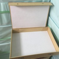 現貨硬紙板檔案盒 紅布邊A4紙板檔案盒 5cm硬紙殼檔案盒定做